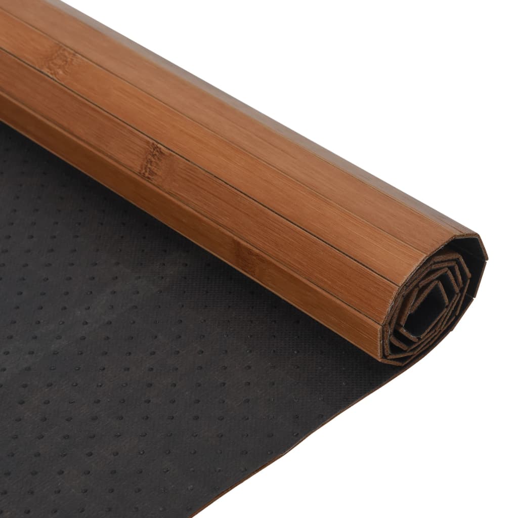 vidaXL Rug Rectangular Brown 70x300 cm Bamboo