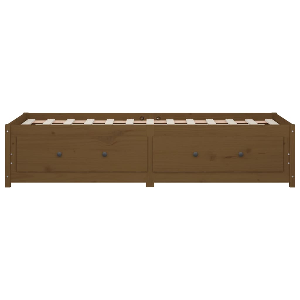 vidaXL Day Bed without Mattress Honey Brown 90x200 cm Solid Wood Pine