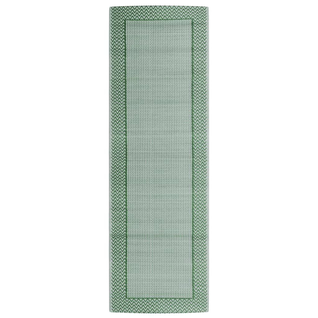 vidaXL Outdoor Carpet Green 80x250 cm PP