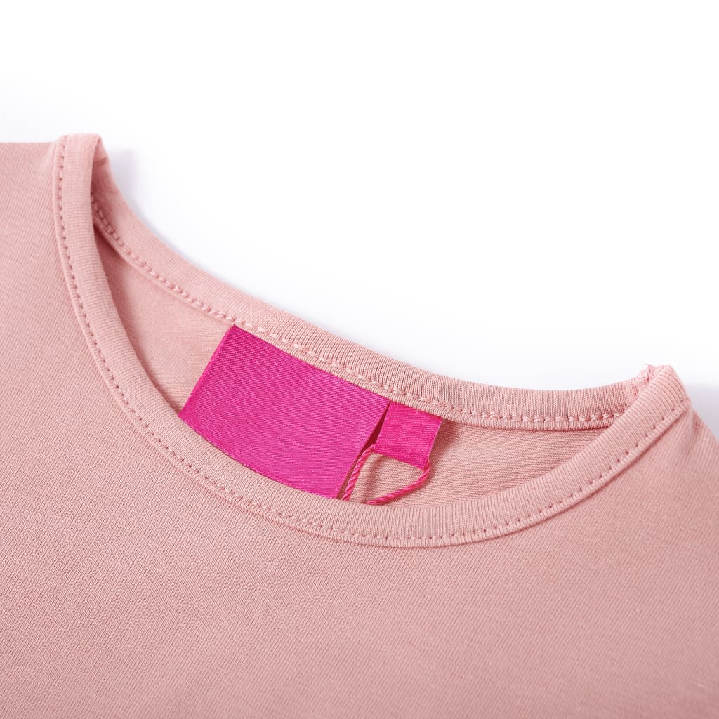 Kids' T-shirt with Long Sleeves Light Pink 104