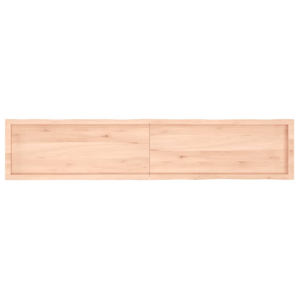 vidaXL Table Top 200x40x(2-6) cm Untreated Solid Wood Live Edge