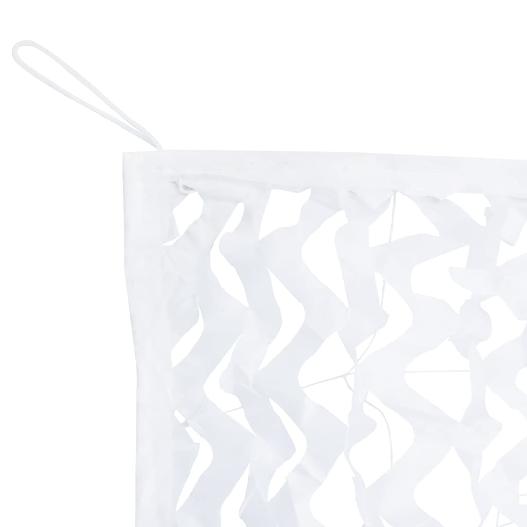 vidaXL Camouflage Net with Storage Bag 416x402 cm White