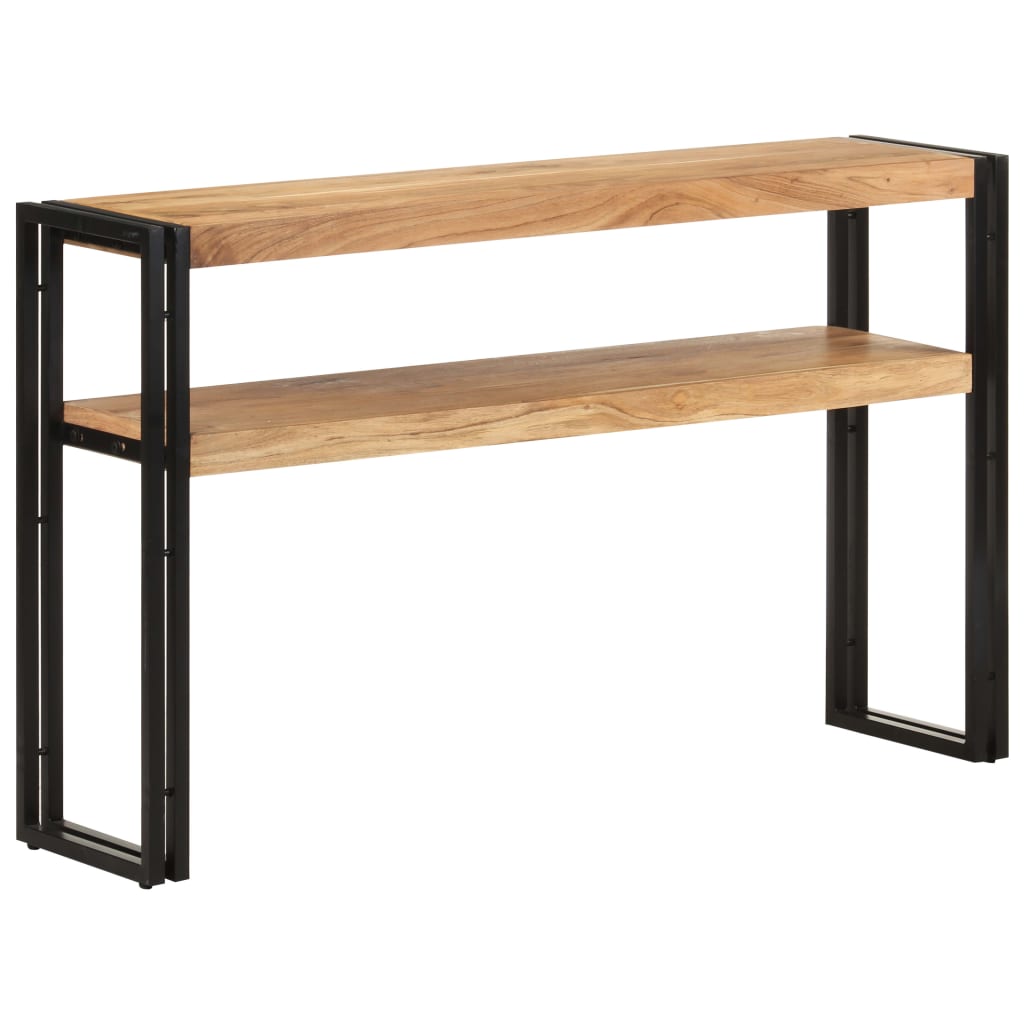 vidaXL Console Table 120x30x75 cm Solid Acacia Wood