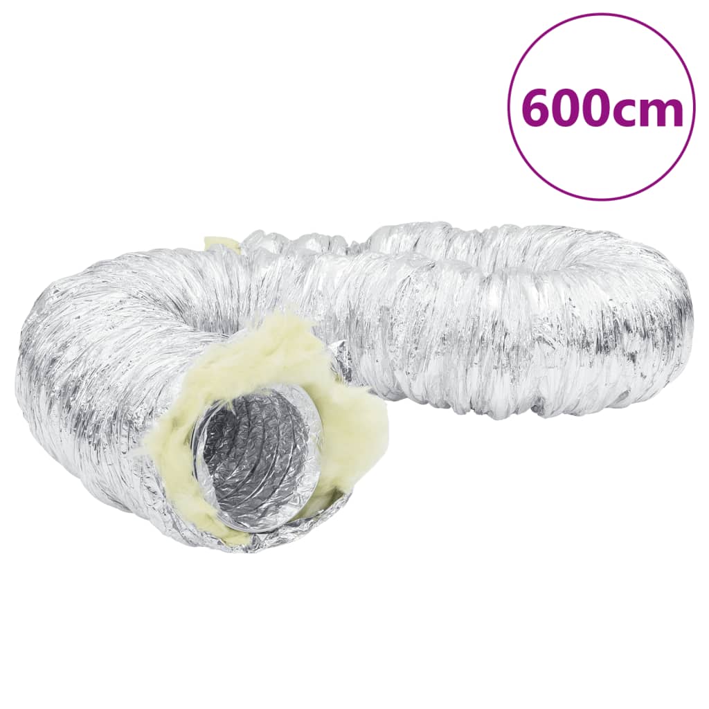 vidaXL Ventilation Duct Insulated Aluminium 6 m Ø10 cm