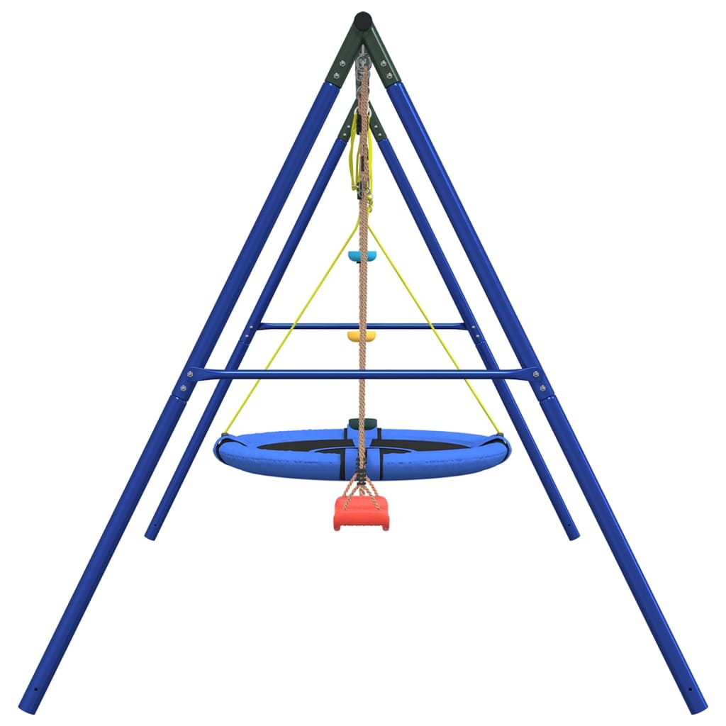 vidaXL Outdoor Swing Set with Swing, Disc Swing, Saucer Swing