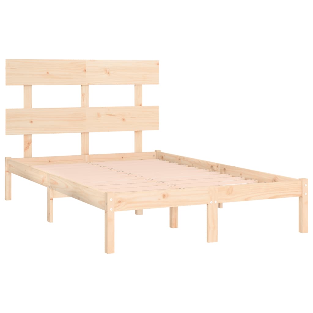 vidaXL Bed Frame without Mattress 140x200 cm Solid Wood