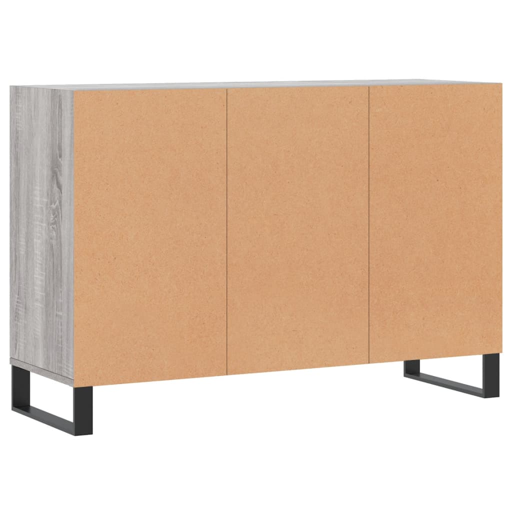 vidaXL Sideboard Grey Sonoma 103.5x35x70 cm Engineered Wood