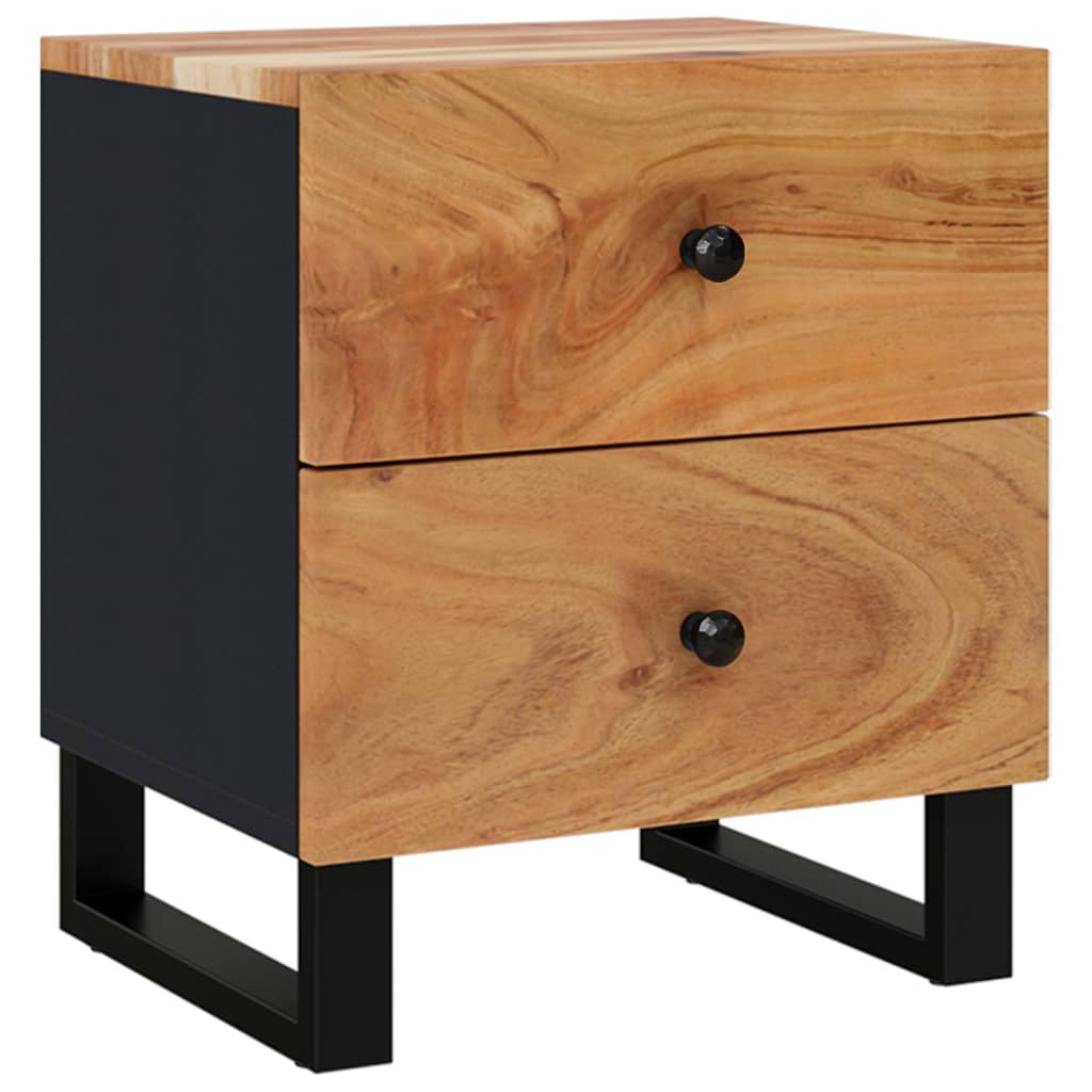 vidaXL Bedside Cabinets 2 pcs 40x33x46 cm Solid Wood Acacia