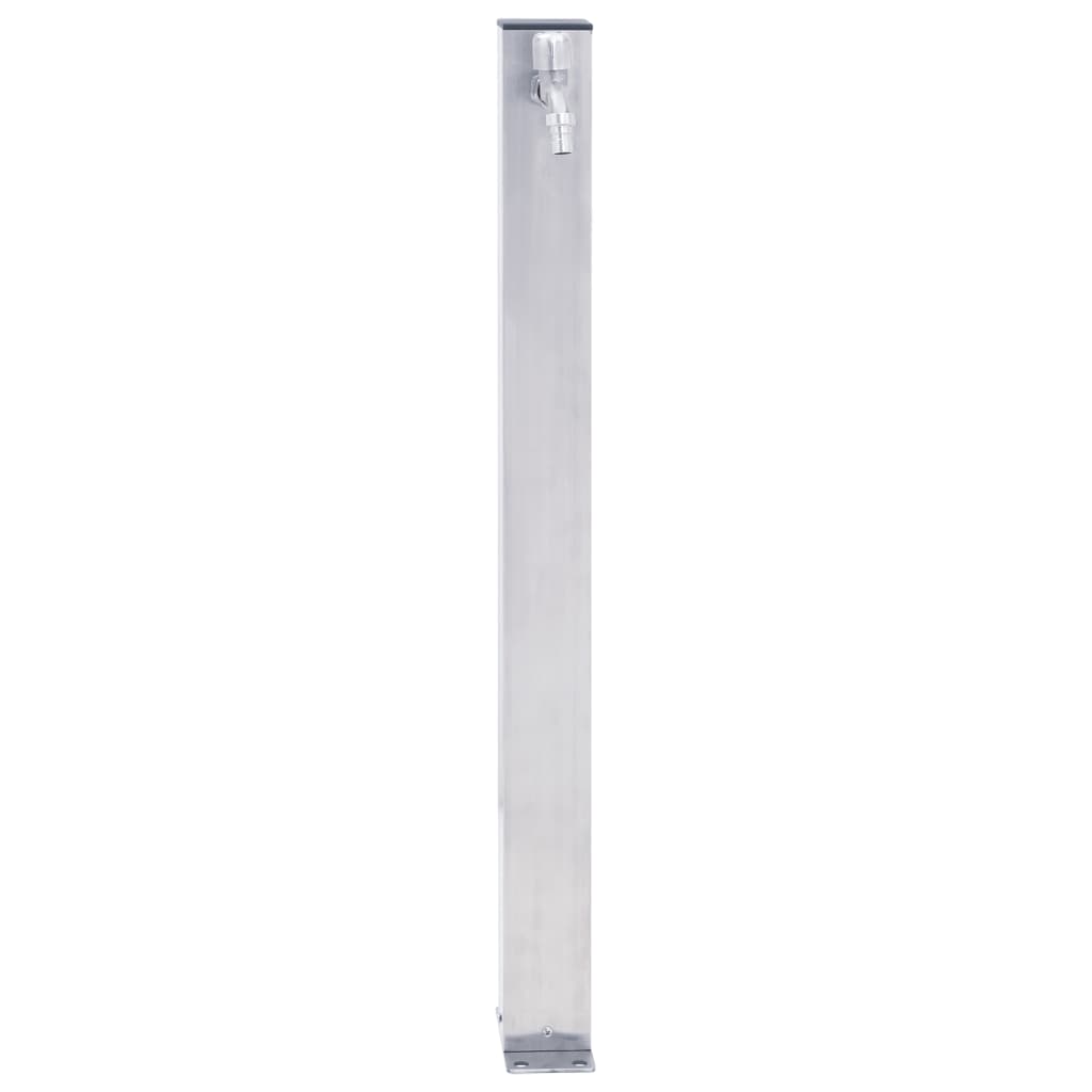 vidaXL Garden Water Column 100 cm Stainless Steel Square