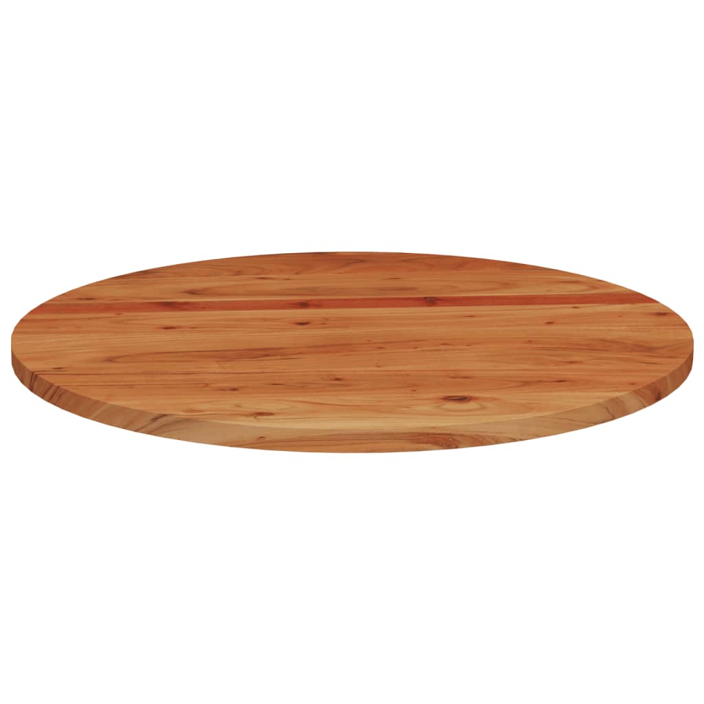 vidaXL Table Top Ø80x3.8 cm Round Solid Wood Acacia