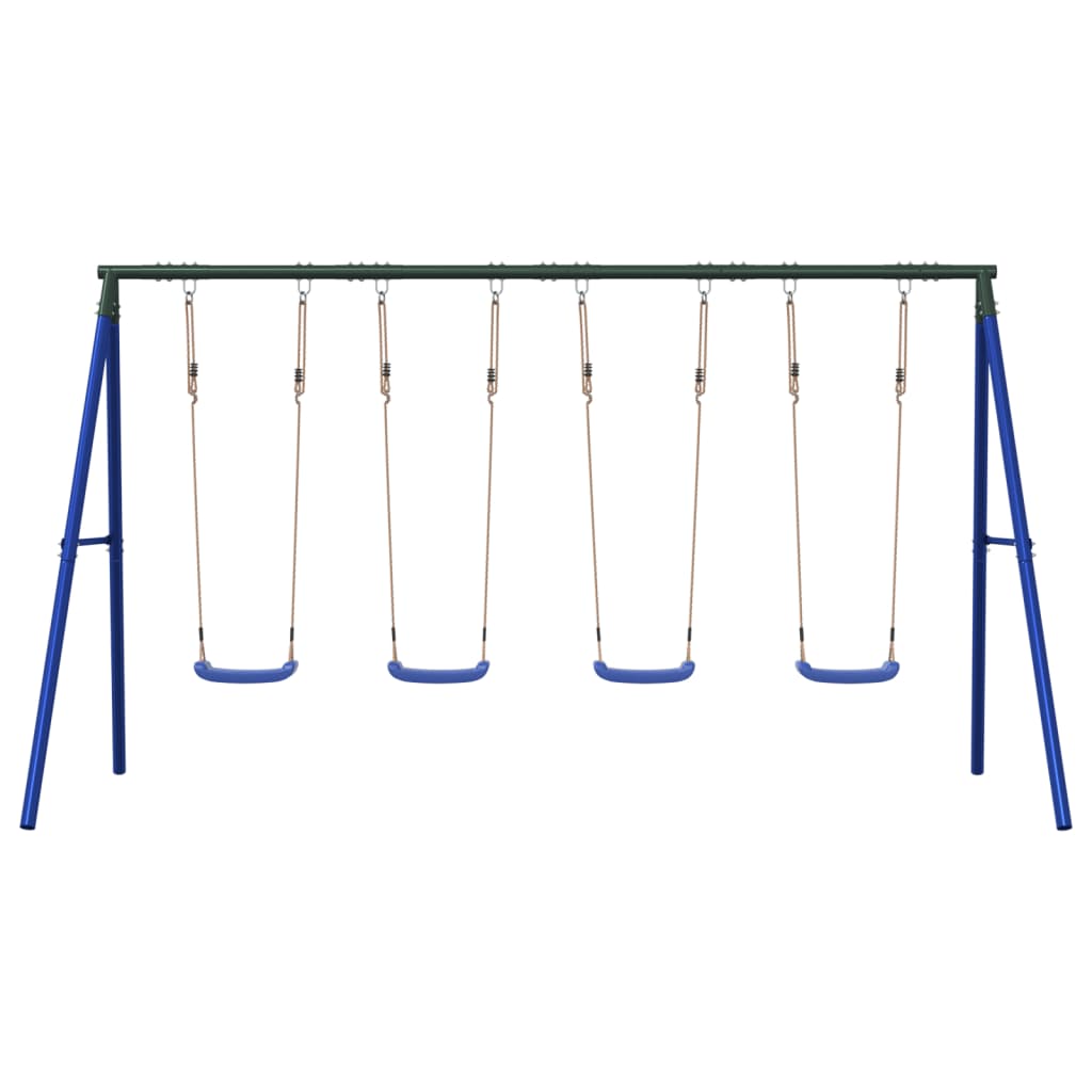 vidaXL Outdoor Swing Set with 4 Swings