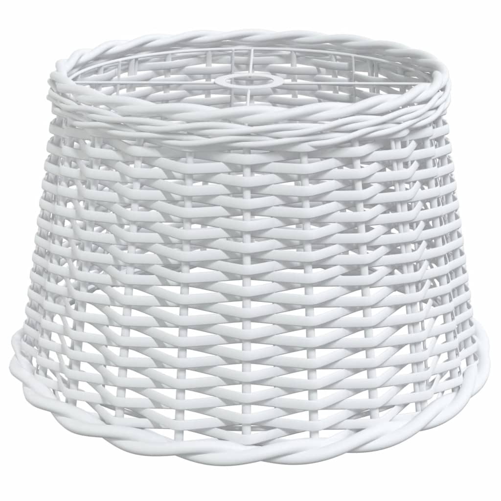 vidaXL Ceiling Lamp Shade White Ø45x28 cm Wicker