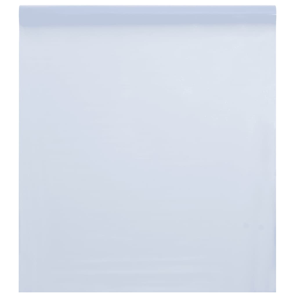 vidaXL Window Film Static Frosted Transparent White 90x1000 cm PVC