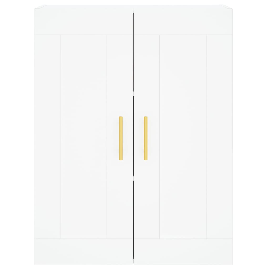 vidaXL Wall Mounted Cabinets 2 pcs White Engineered Wood