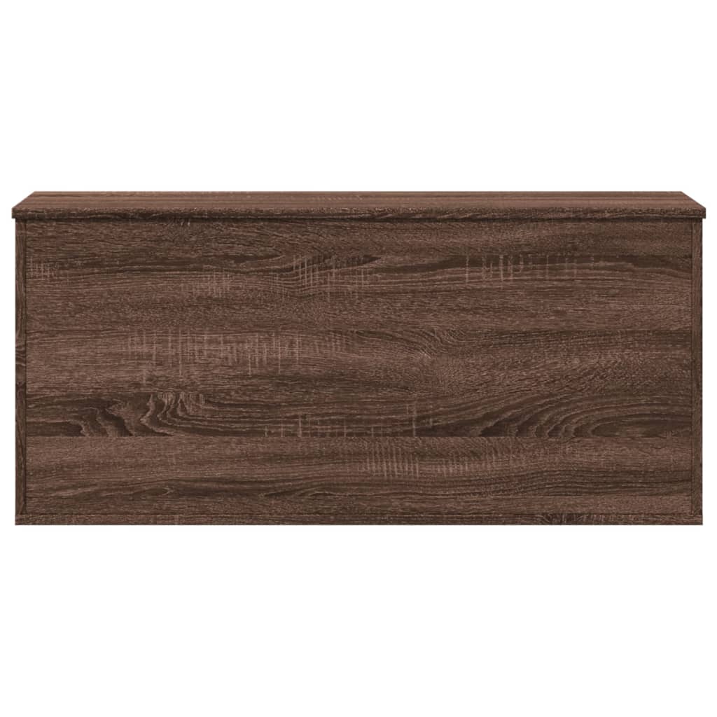 vidaXL Storage Box Brown Oak 100x42x46 cm Engineered Wood