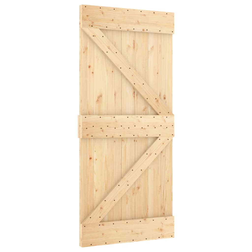 vidaXL Door NARVIK 95x210 cm Solid Wood Pine