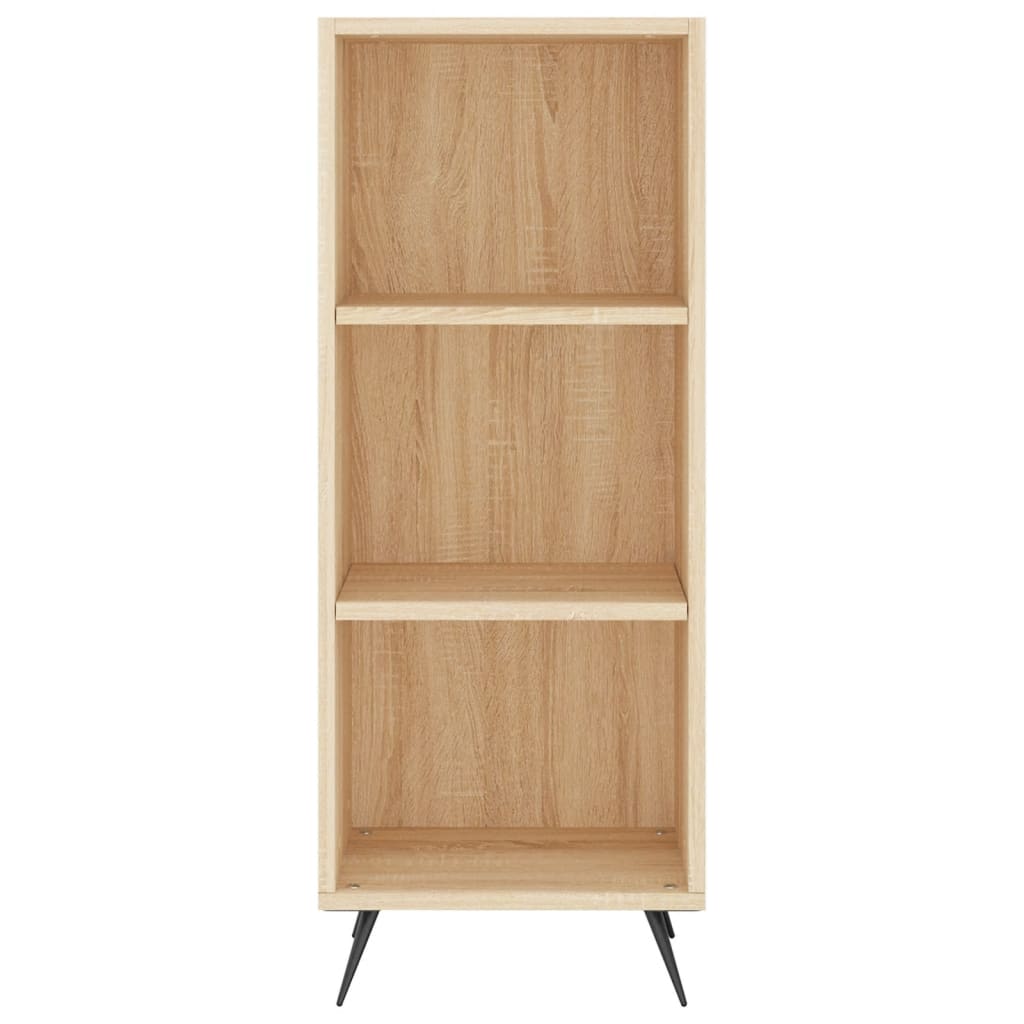 vidaXL Highboard Sonoma Oak 34.5x34x180 cm Engineered Wood