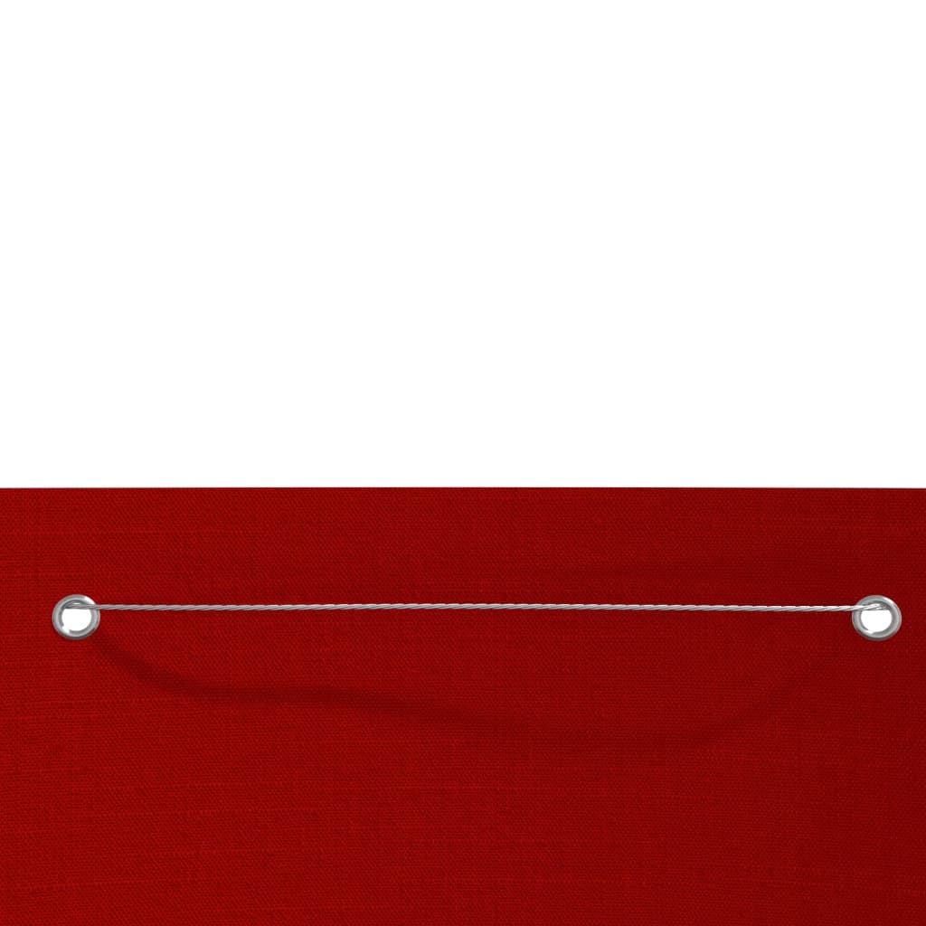 vidaXL Balcony Screen Red 120x240 cm Oxford Fabric