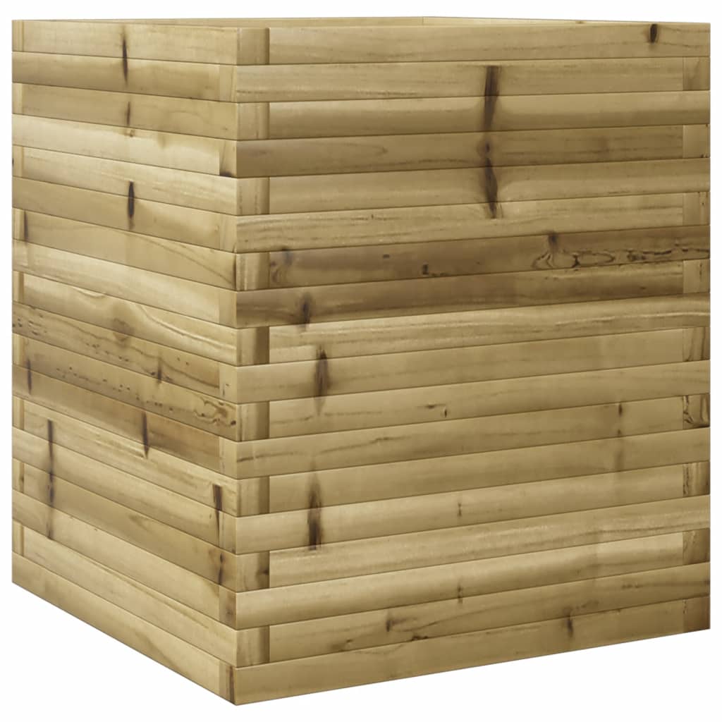 vidaXL Garden Planter 60x60x68.5 cm Impregnated Wood Pine