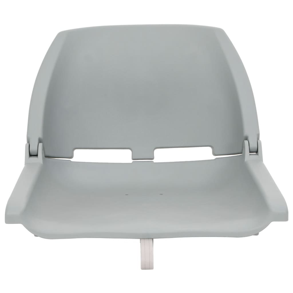 vidaXL 4 Piece Foldable Boat Seat Set Grey