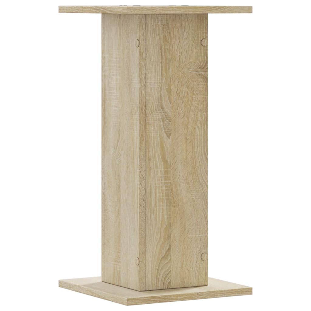 vidaXL Plant Stands 2 pcs Sonoma Oak 30x30x60 cm Engineered Wood