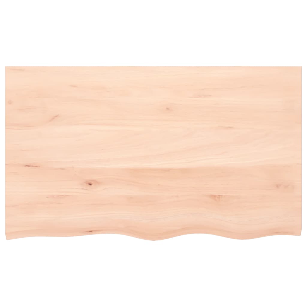 vidaXL Bathroom Countertop 100x60x(2-6) cm Untreated Solid Wood