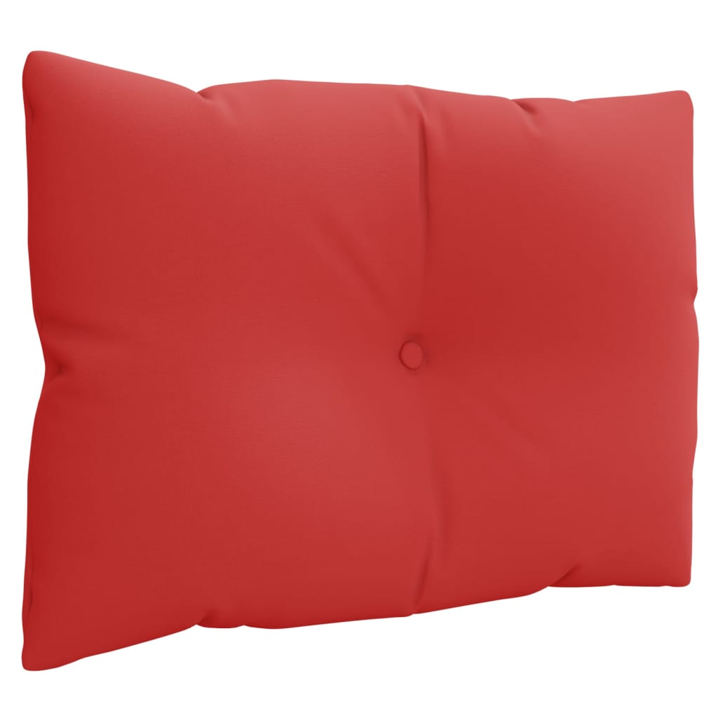 vidaXL Pallet Cushions 3 pcs Red Fabric