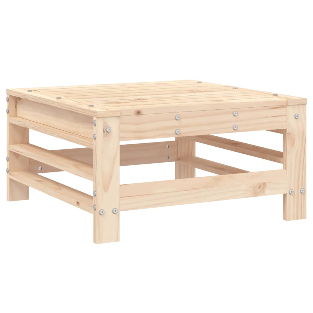 vidaXL Garden Footstool Solid Wood Pine