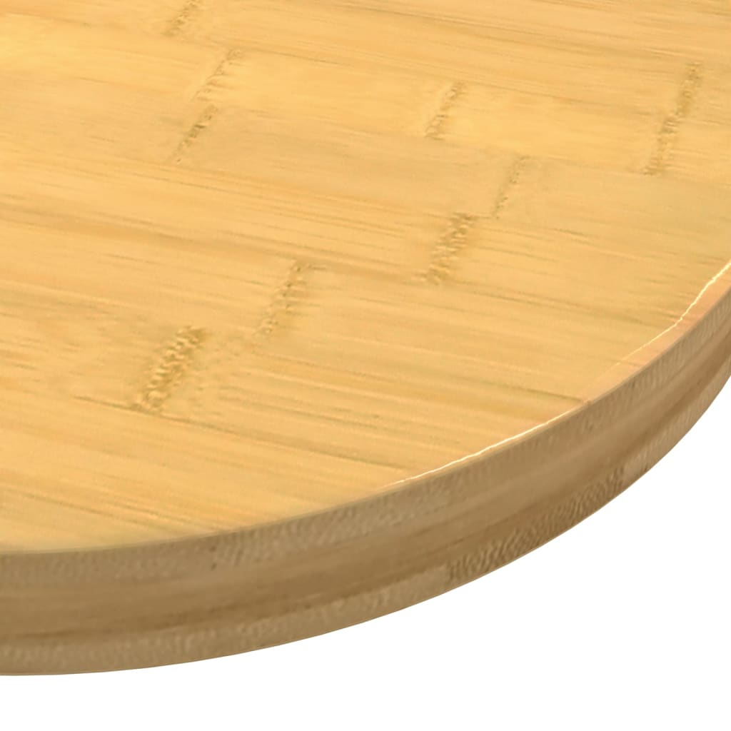 vidaXL Table Top Ø90x4 cm Bamboo