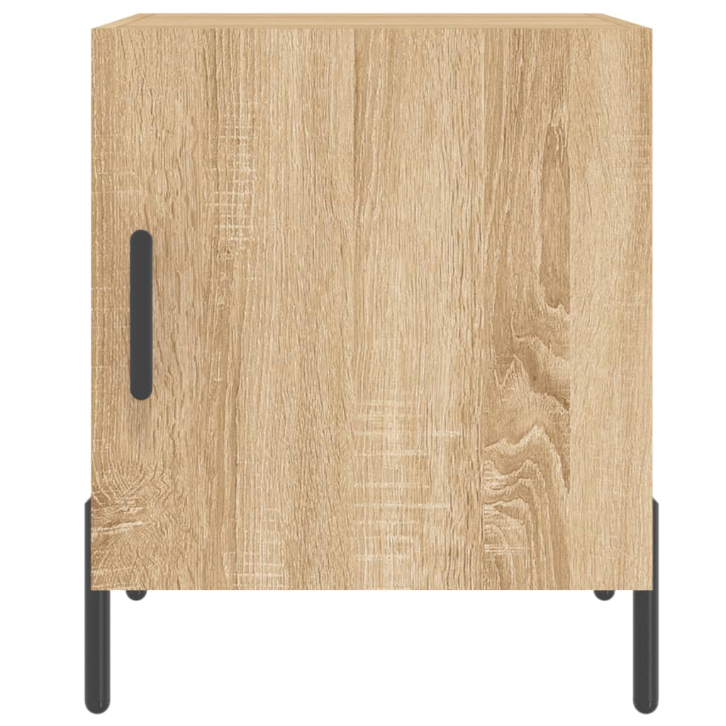 vidaXL Bedside Cabinet Sonoma Oak 40x40x50 cm Engineered Wood