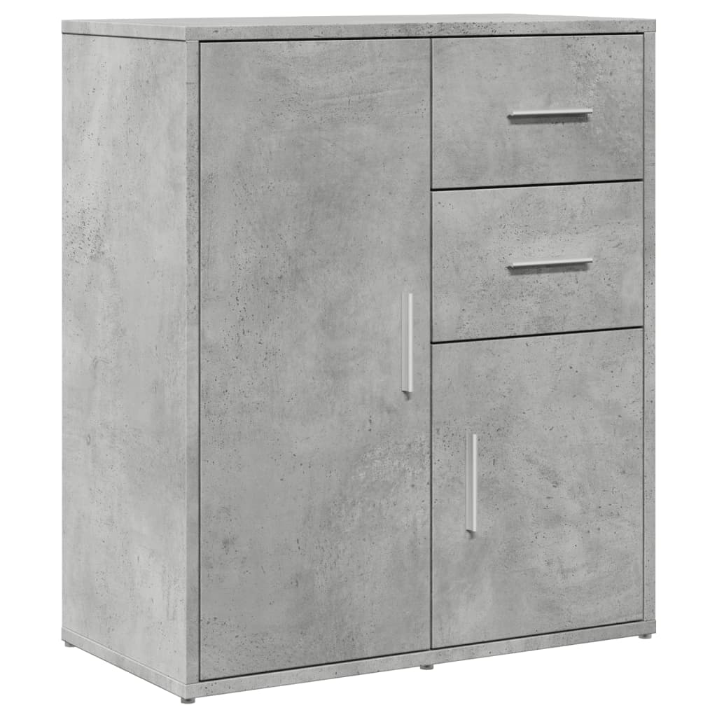 vidaXL Sideboard Concrete Grey 60x31x70 cm Engineered Wood