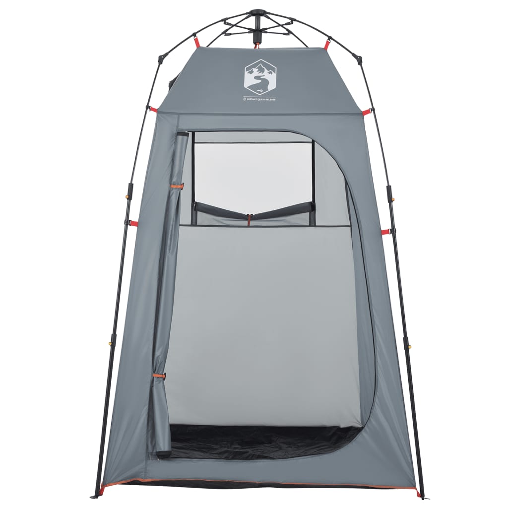 vidaXL Privacy Tent Grey Quick Release Waterproof