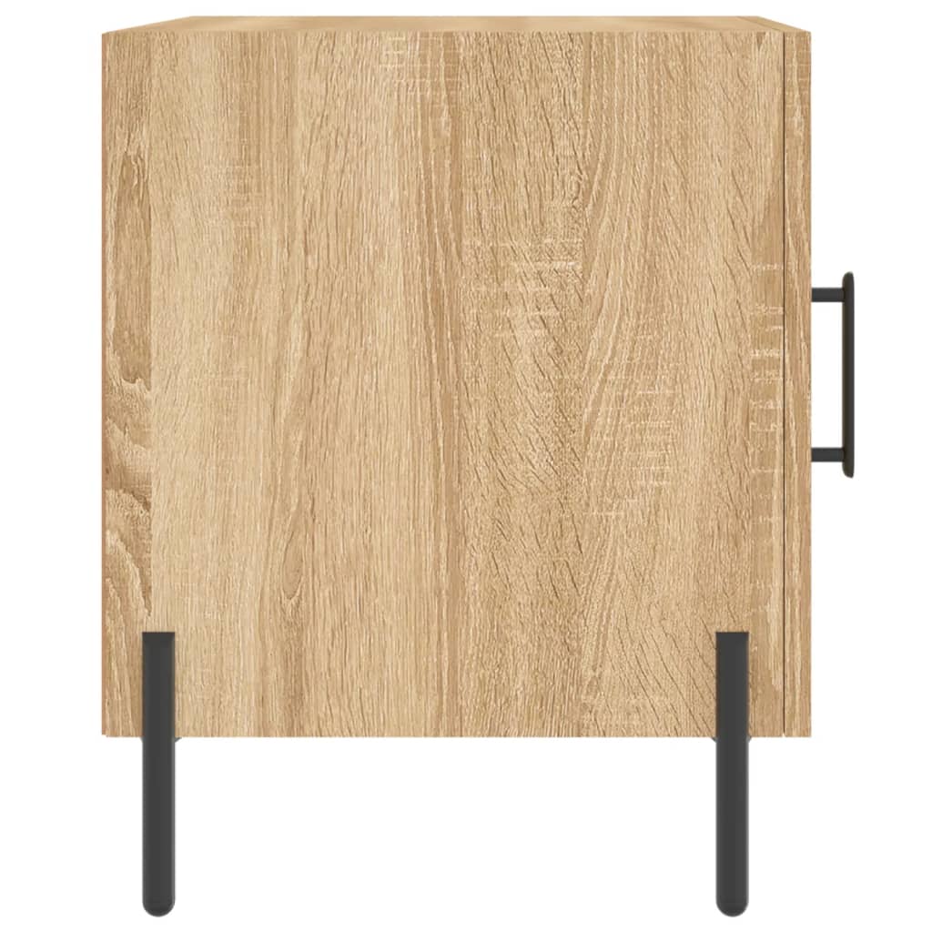 vidaXL Bedside Cabinet Sonoma Oak 40x40x50 cm Engineered Wood