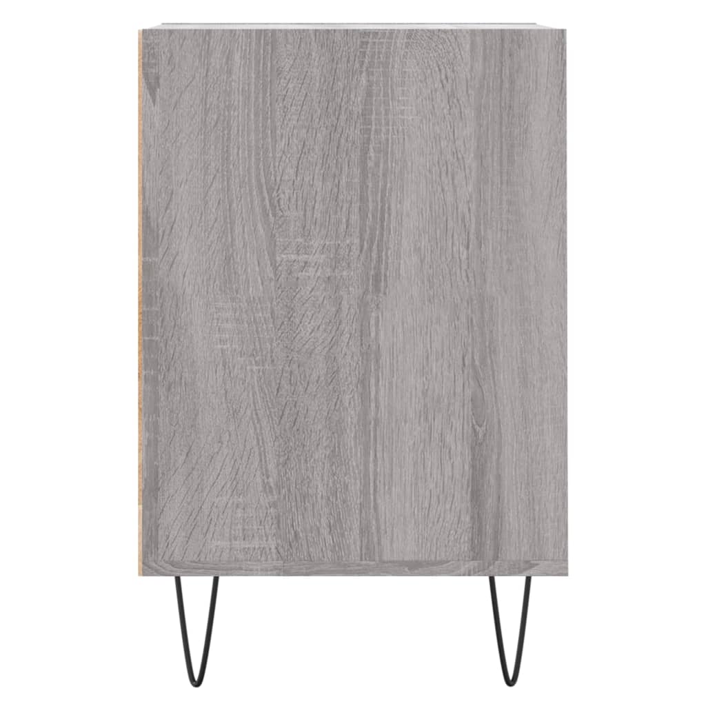 vidaXL TV Cabinet Grey Sonoma 160x35x55 cm Engineered Wood