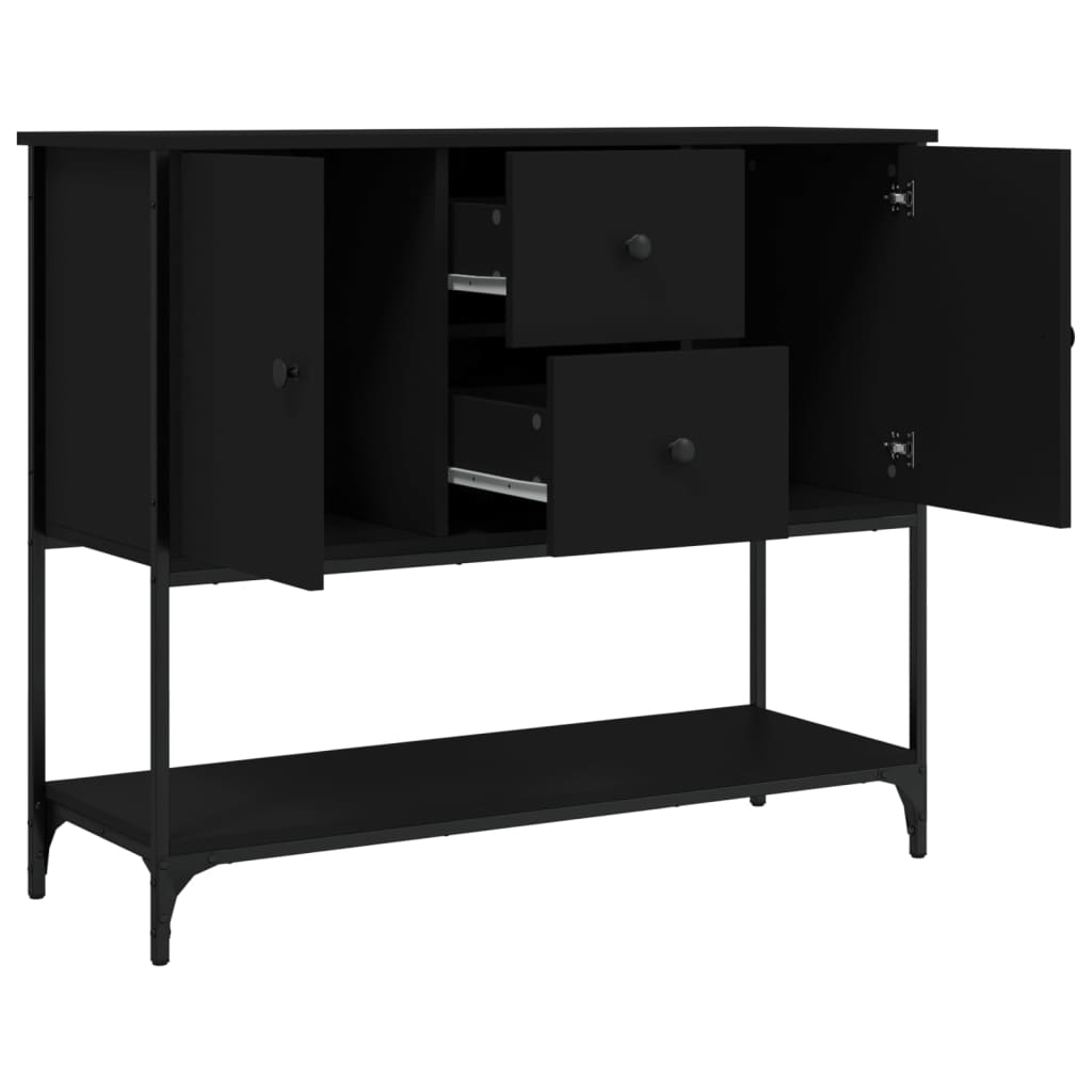 vidaXL Sideboard Black 100x36x85 cm Engineered Wood