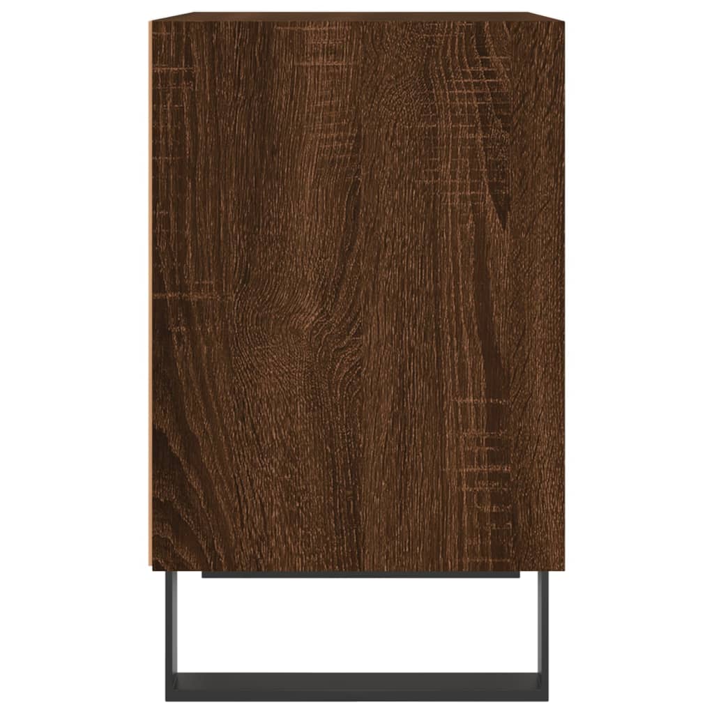 vidaXL Bedside Cabinet Brown Oak 40x30x50 cm Engineered Wood