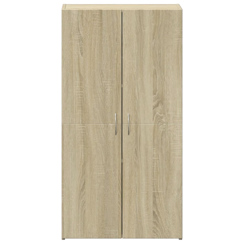 vidaXL File Cabinet Sonoma Oak 60x32x115 cm Engineered Wood