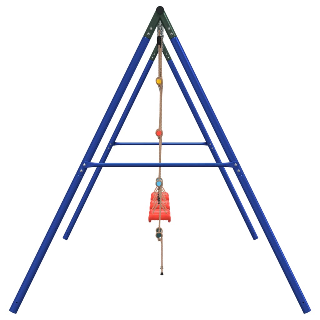 vidaXL Outdoor Swing Set with Swings and Ladder