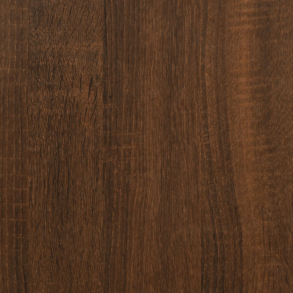 vidaXL Coffee Table Brown Oak 100x100x40 cm Engineered Wood