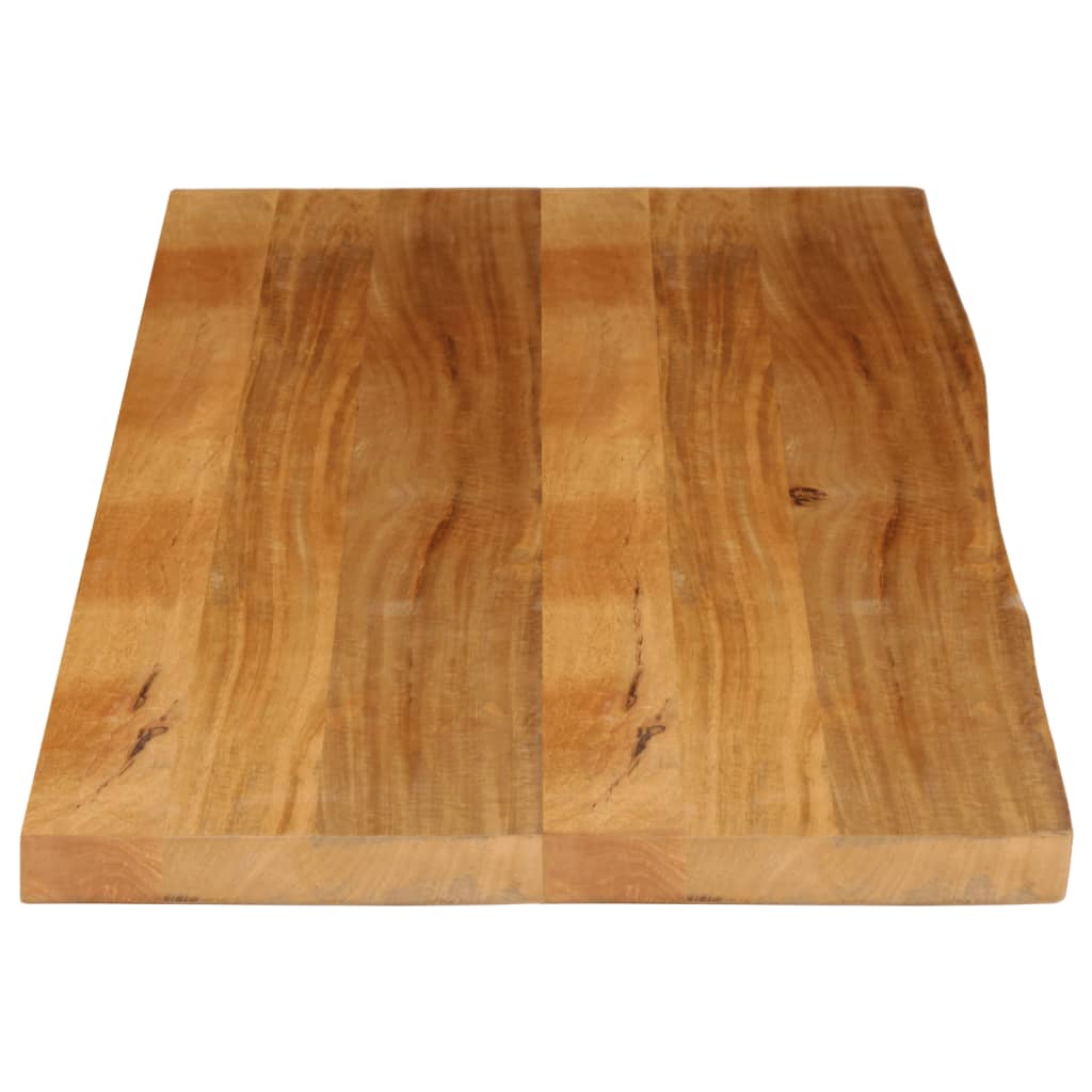 vidaXL Table Top Live Edge 140x60x2.5 cm Solid Wood Mango