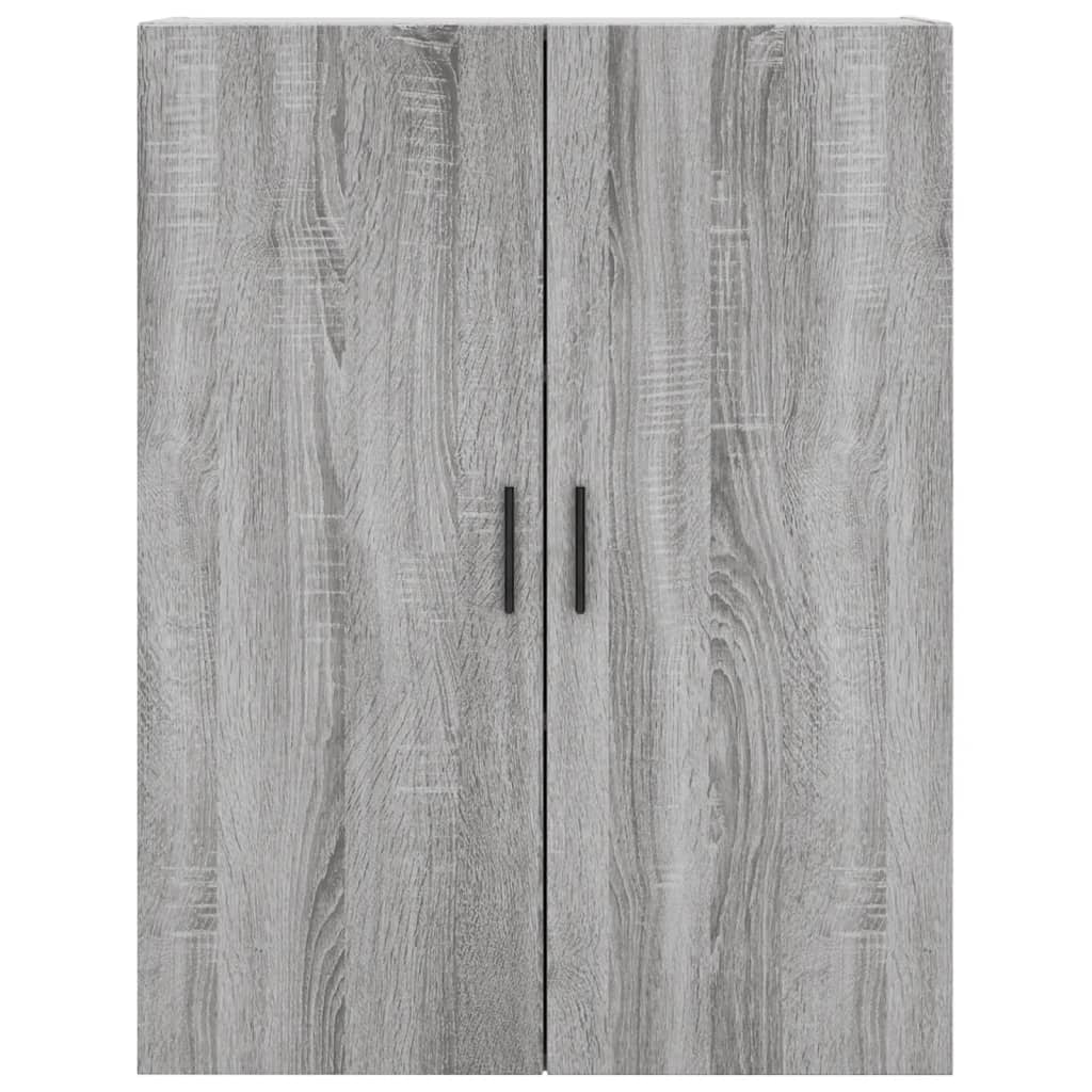 vidaXL Wall Mounted Cabinet Grey Sonoma 69.5x34x90 cm