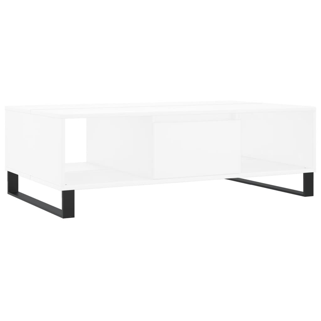 vidaXL Coffee Table White 104x60x35 cm Engineered Wood