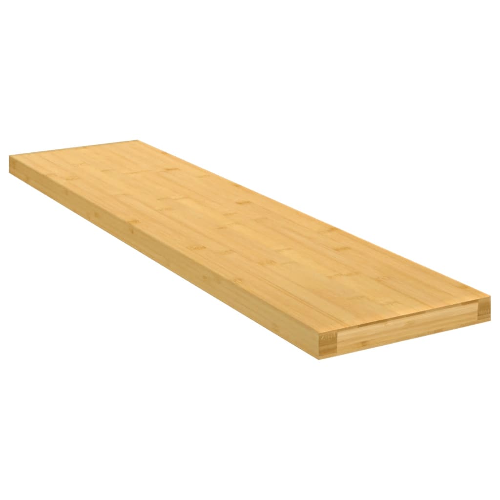 vidaXL Wall Shelf 80x20x2.5 cm Bamboo