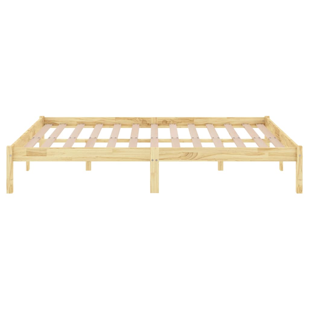 vidaXL Bed Frame without Mattress Solid Wood 140x200 cm