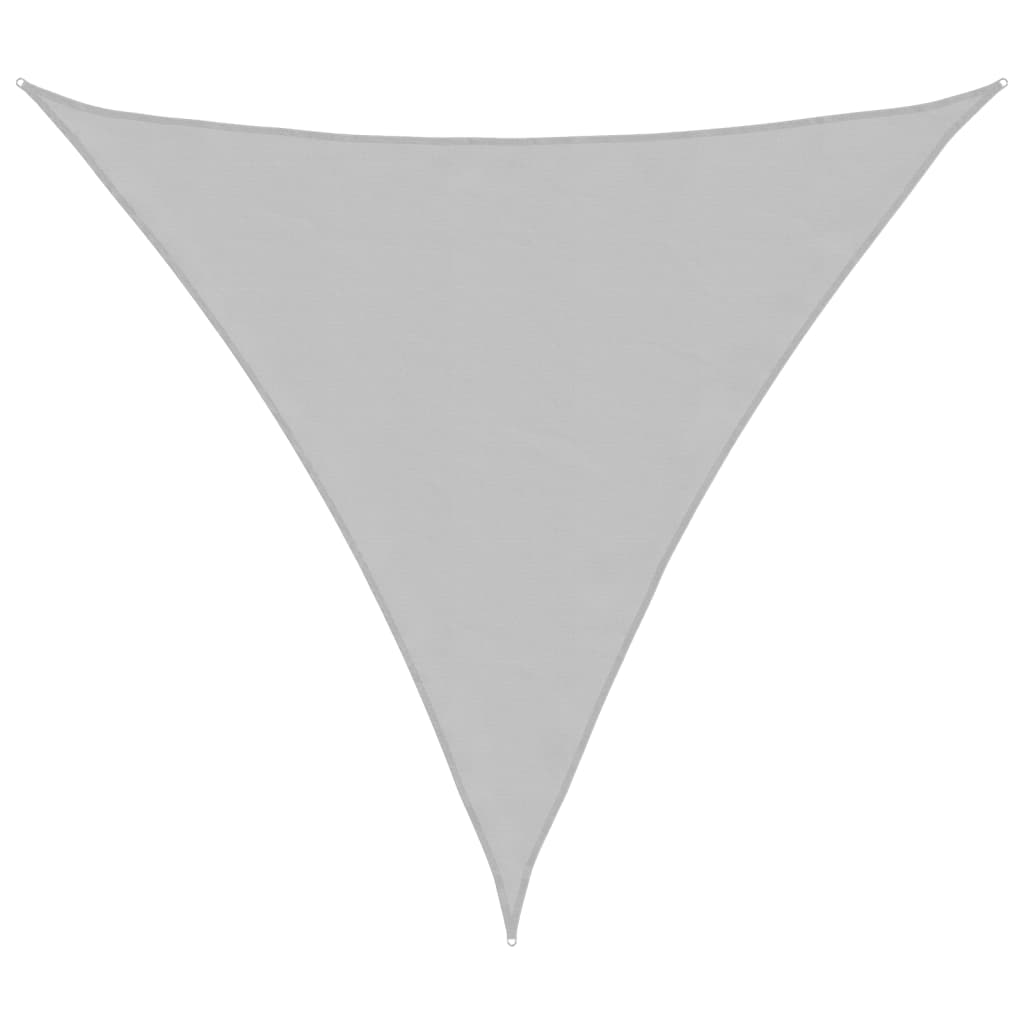 vidaXL Sun Shade Sail Light Grey 3.6x3.6x3.6 m 100% Polyester Oxford