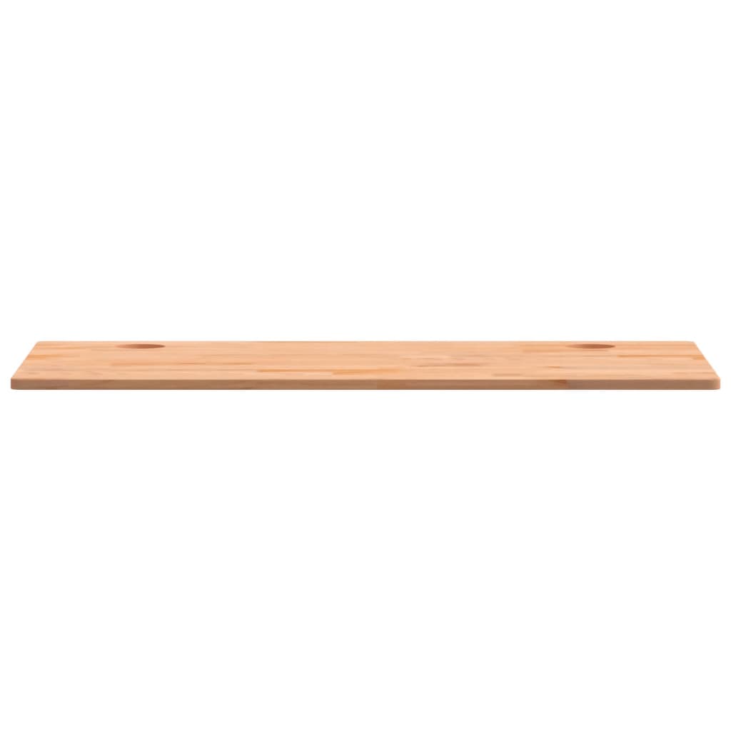 vidaXL Desk Top 110x60x1.5 cm Solid Wood Beech