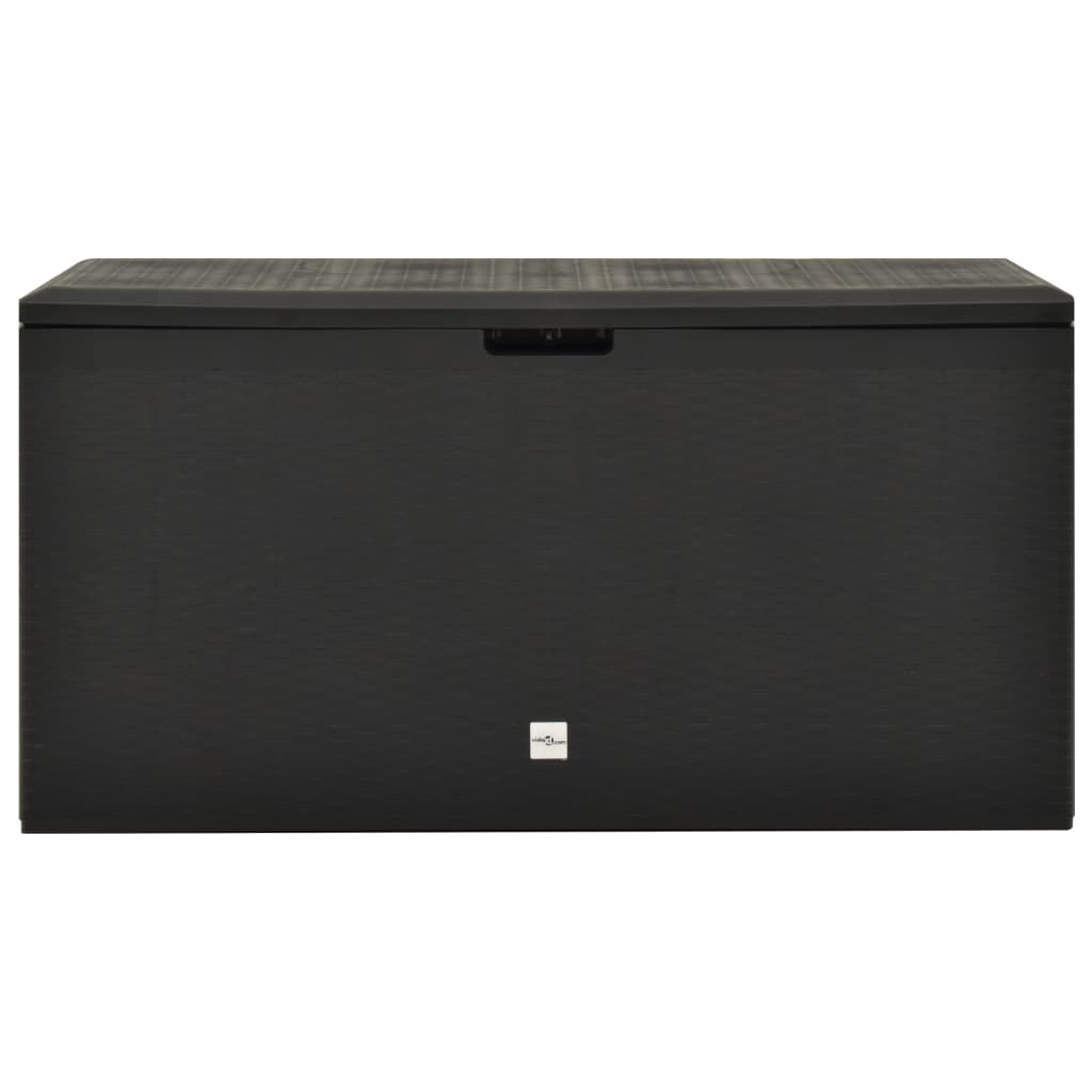 vidaXL Garden Storage Box Anthracite 114x47x60 cm