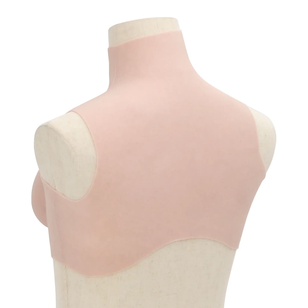 vidaXL Silicone Breastplate Caucasian B Cup