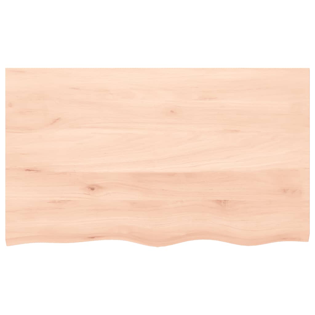 vidaXL Table Top 100x60x(2-6) cm Untreated Solid Wood Oak