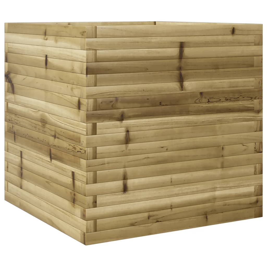 vidaXL Garden Planter 70x70x68.5 cm Impregnated Wood Pine